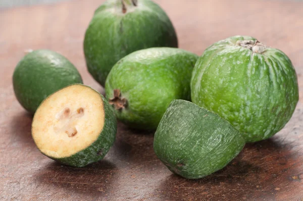 Bacche di Feijoa primo piano — Foto Stock