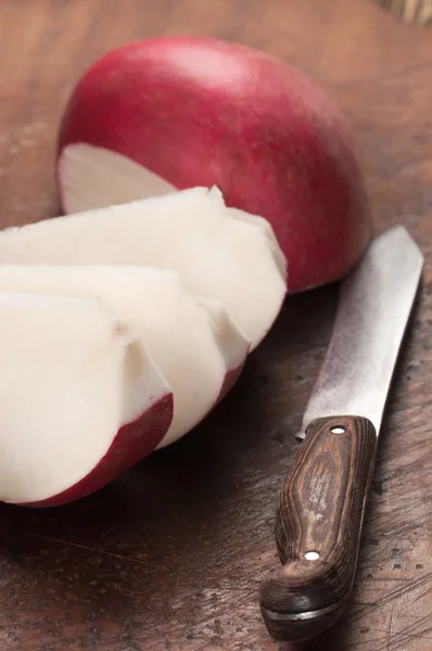 Radish cuts closeup — Stock Photo, Image