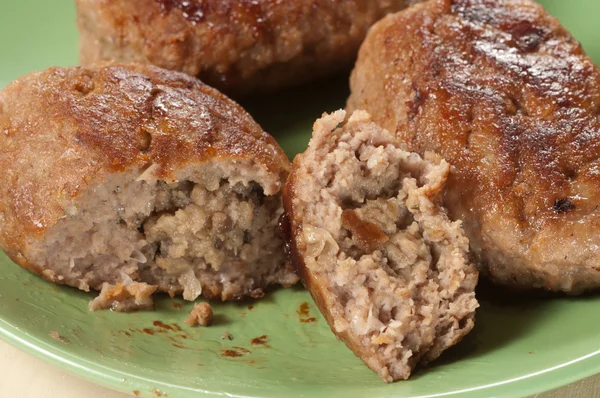 Zábua de carne com cogumelos — Fotografia de Stock