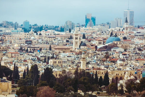 Kudüs 'ün panoramik manzarası — Stok fotoğraf