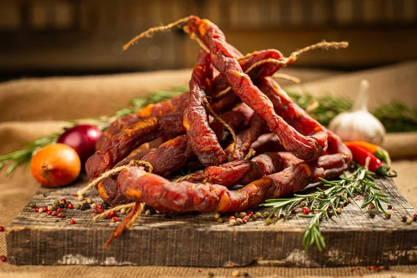Nova Marca Original Gagauz Carne Curada Seco — Fotografia de Stock