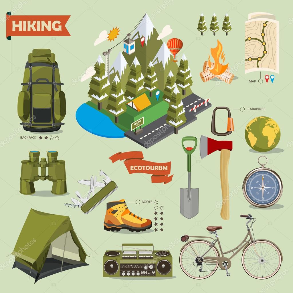 equipments for hiking