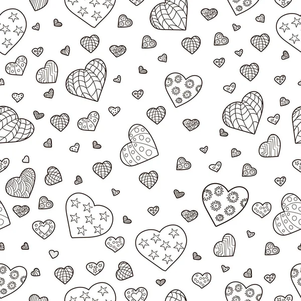 Karalama stili, kalp şeklinde kusursuz bir şablon..