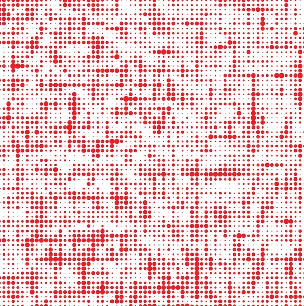 Czerwono Biała Mozaika Kropkami — Zdjęcie stockowe