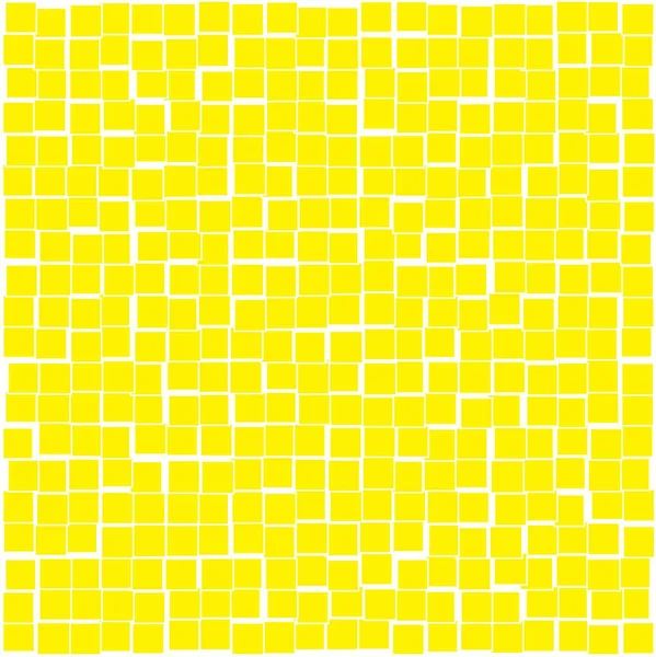 사각형이 노란색 모자이크 — 스톡 사진