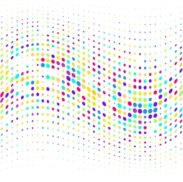 Pattern Colorful Dots White Background — Stock Photo, Image