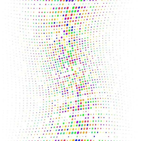 白色背景上有彩色斑点的图案 — 图库照片