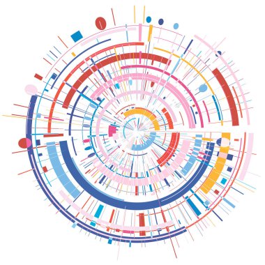 Beyaz arkaplanda okları olan hedef