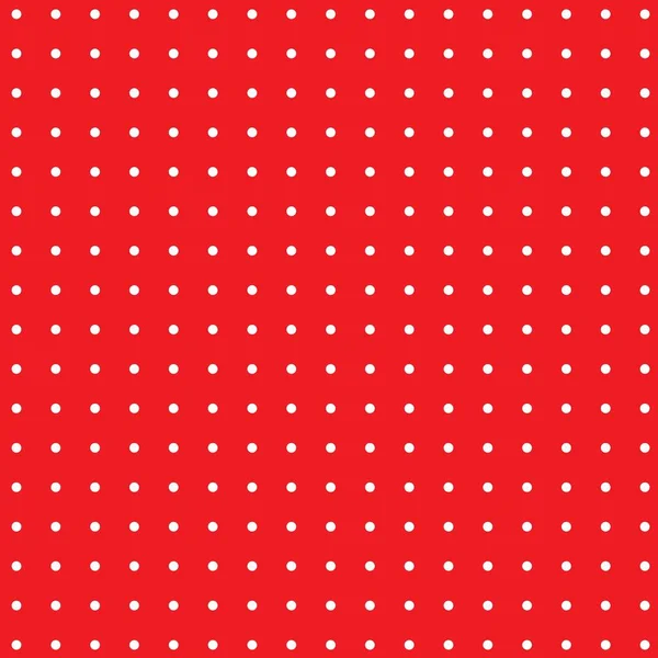白い点のついた赤い背景 — ストック写真