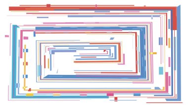 Labirentle soyut arkaplan