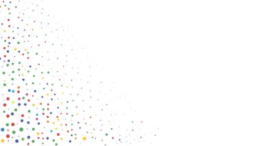 Renkli konfetili arkaplan