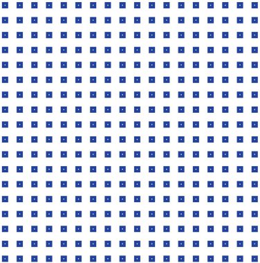 Mavi kareli pürüzsüz desen