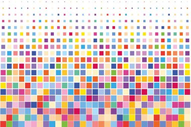 Renkli karelerle soyut arkaplan