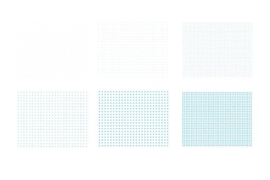  arkaplanda mavi noktaların kareleri var