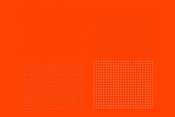 noktaların kareleri ile turuncu arkaplan