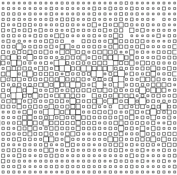Muster Von Quadraten Auf Weißem Hintergrund — Stockfoto
