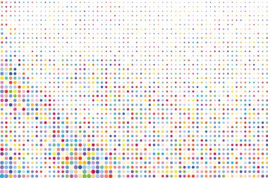 Renkli noktalı soyut arkaplan