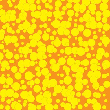 Sarı dairelerin kusursuz deseni