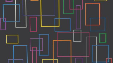 Renkli karelerle soyut arkaplan