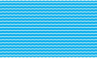 Beyaz arkaplanda mavi dalgalı çizgiler