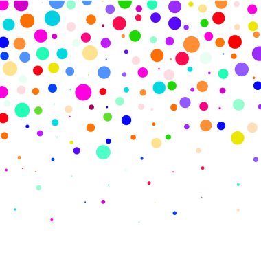 Renkli konfetili soyut arkaplan