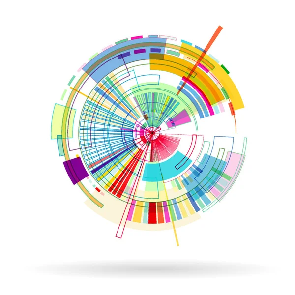 renk tekerleği beyaz arkaplanda izole edildi