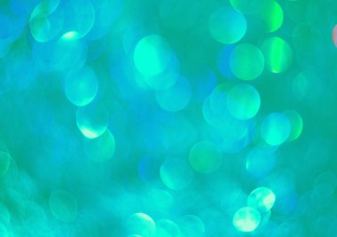 Bokeh ile soyut mavi arkaplan