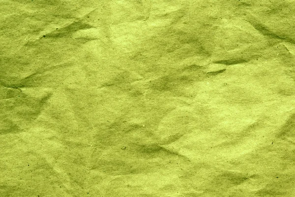 Zelené Zmačkaný Papír Textury — Stock fotografie