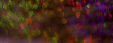 çok renkli ışıklar. Bokeh ile soyut arkaplan