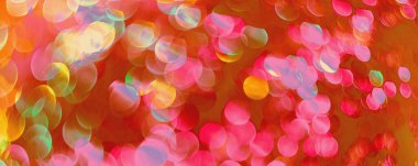 Renkli çoklu renkten çıkarılmış bokeh ışıkları.