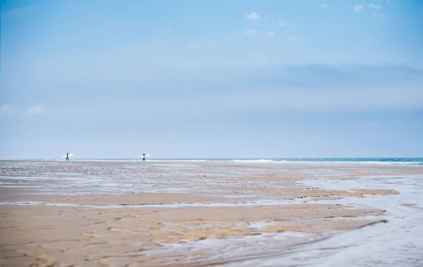 Surfer Der Küste Des Atlantiks Frankreich Landes — Stockfoto