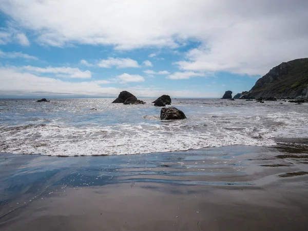 Strand Der Nähe Von Pirates Cove Muir Beach Golden Gate — Stockfoto