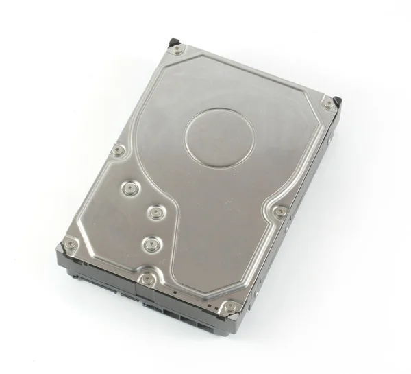 하드 디스크 드라이브 (Hdd) 흰색 배경에서 분리 — 스톡 사진