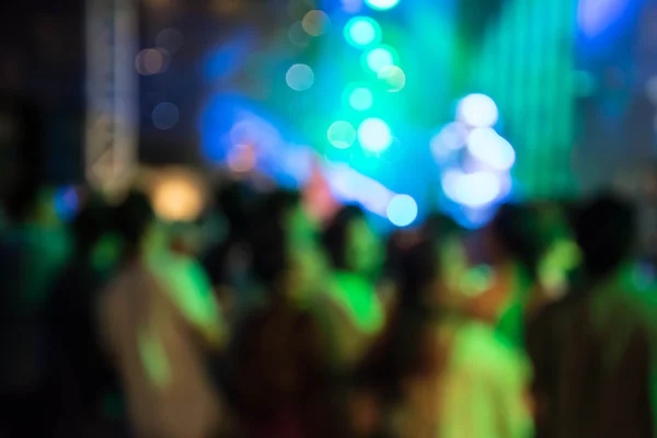 Out-of-focus shimmering background of a concert hall stage set — Stock Photo, Image