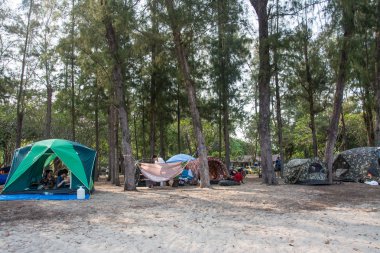 Prachuap Khiri Khan, Tayland - 15 Nisan: Şapka Wanakorn Milli Parkı. üzerinde 15 Nisan 2016 yılında Prachuap Khiri Khan, Thailand. 