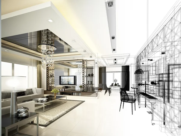 yaşayan, 3dwire kare render tasarım kroki 