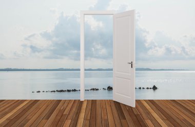 Açılış kapının arkasında manzara