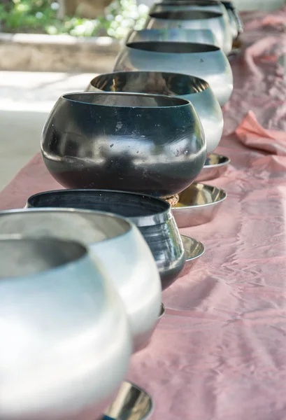 Buddhist Monk's Alms Bowl. — Stock Photo, Image