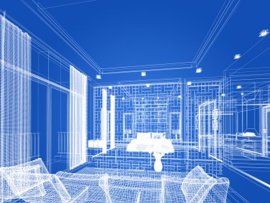 yaşayan, 3dwire kare render tasarım kroki