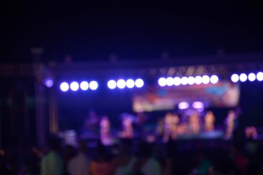 bir konser salonu Sahne Alanı'nın odak parıldayan arka plan belirleme 