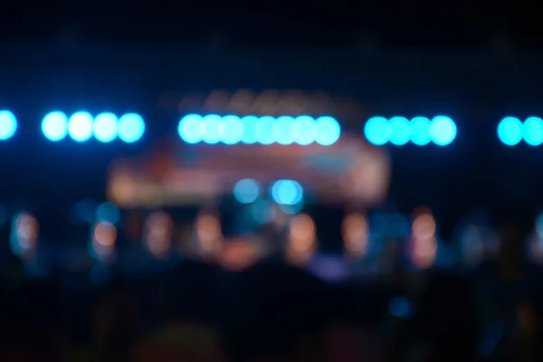 Out-of-focus shimmering background of a concert hall stage set — Stock Photo, Image