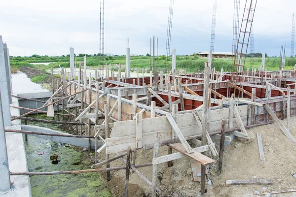 Bauunterbau auf der Baustelle, Thailand — Stockfoto