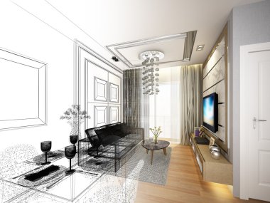 yaşayan, 3dwire kare render tasarım kroki 