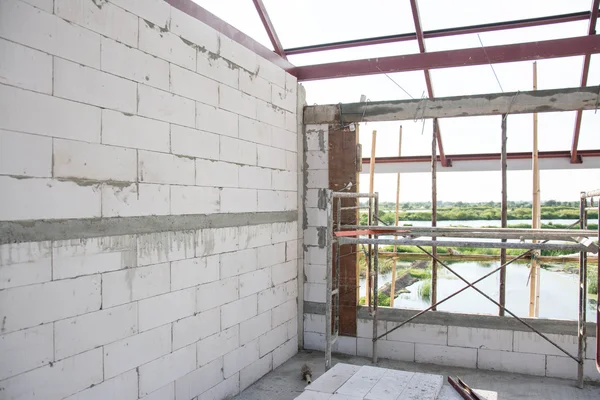 Gebäude im Inneren im Bau — Stockfoto