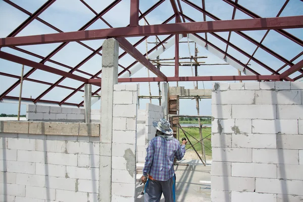 Building inside under construction