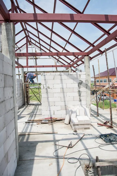 Gebäude im Inneren im Bau — Stockfoto