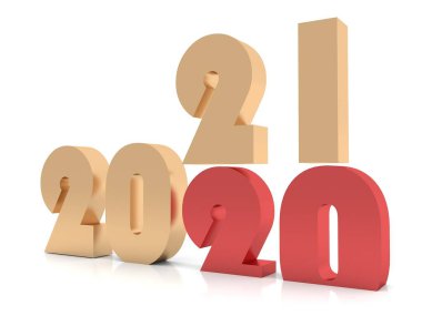 Yeni Yıl 2021, 3D görüntüleme