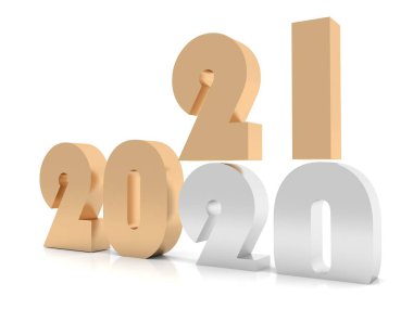 Yeni Yıl 2021, 3D görüntüleme