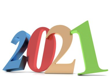 Yeni Yıl 2021, 3D görüntüleme