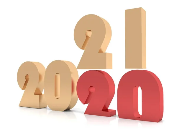 Yeni Yıl 2021 Görüntüleme — Stok fotoğraf